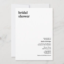 Invitación Ducha Nodal Simple Moderno