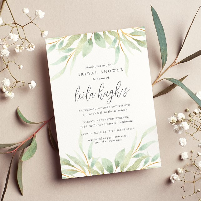 Invitación Ducha nudista botánica Airy (Subido por el creador)