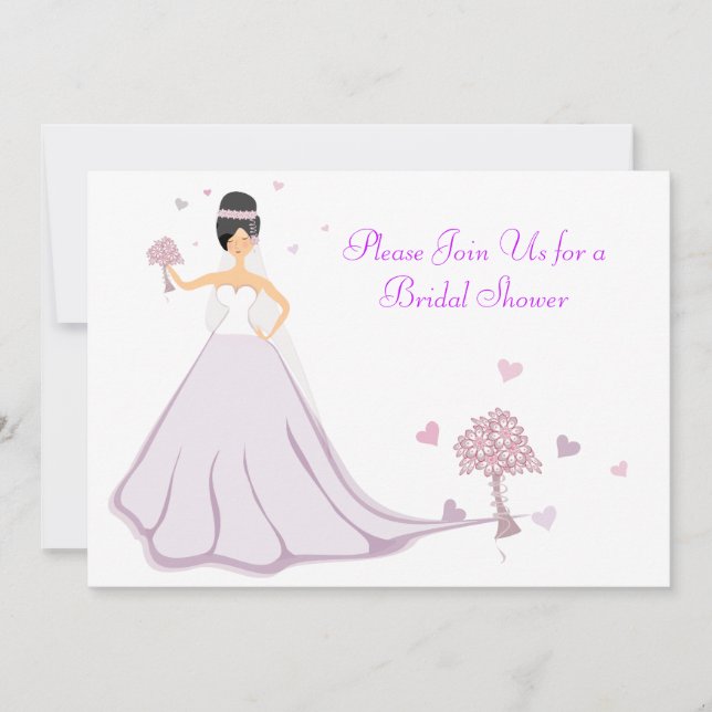 Invitación Ducha nupcial (Anverso)