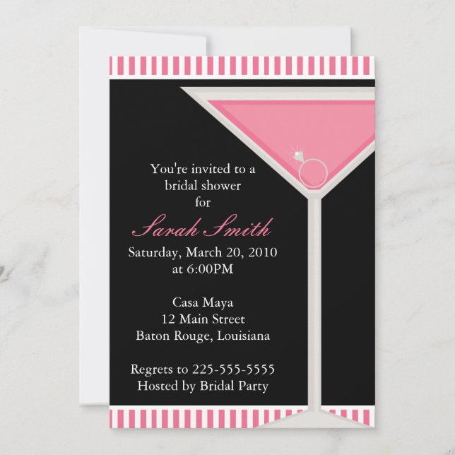 Invitación Ducha nupcial (Anverso)