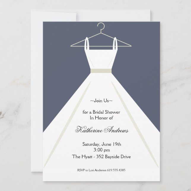 Invitación Ducha nupcial (Anverso)
