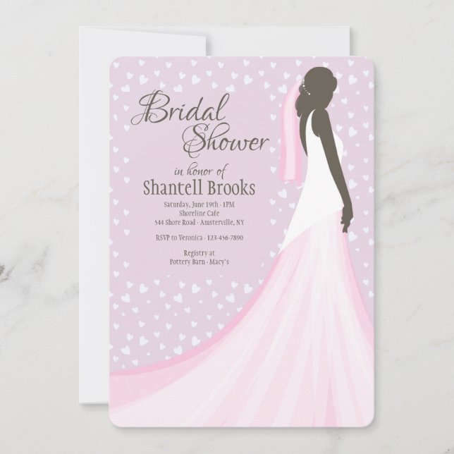 Invitación Ducha nupcial (Anverso)