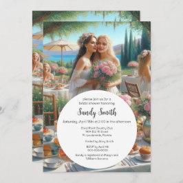 Invitación Ducha nupcial acuática