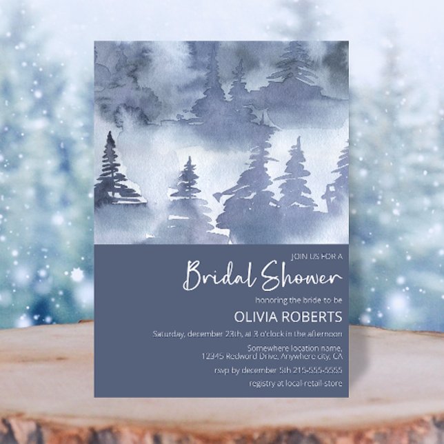 Invitación Ducha nupcial azul de la Marina de la Marina de lo (Subido por el creador)