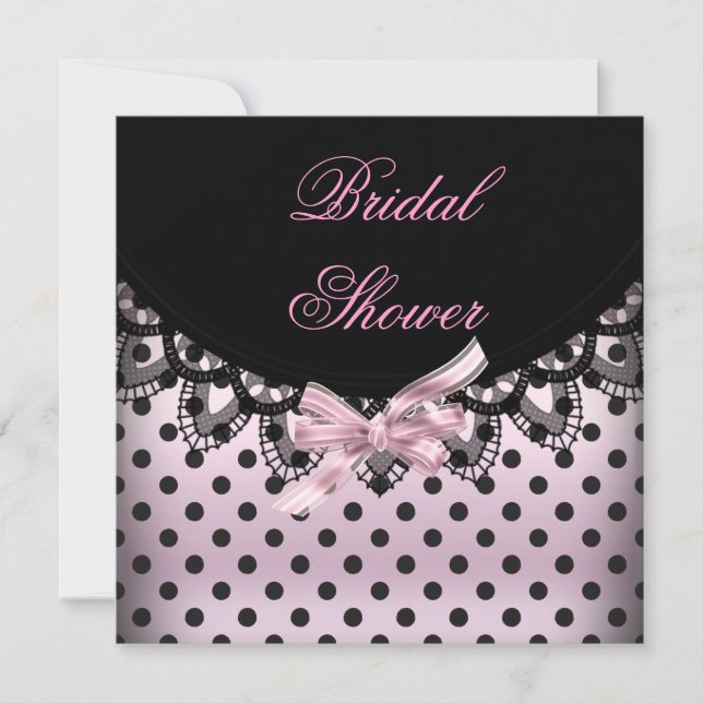 Invitación Ducha nupcial Boda Ducha Fiesta Zebra (Anverso)