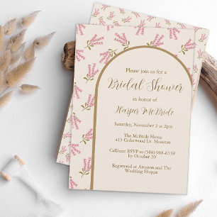 Invitación Ducha nupcial Boho Floral Bonito Cute Flor