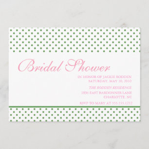 Invitación ducha nupcial brillante y intrépida