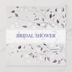 Invitación Ducha nupcial de Boda Fantasy Tree