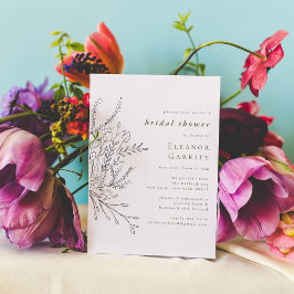 Invitación Ducha nupcial de Bouquet