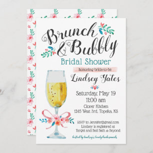 Invitación Ducha nupcial de brunch