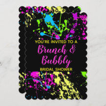 Ducha nupcial de brunch bubbly