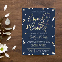 Ducha nupcial de Brunch & Bubbly Confetti