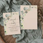 Invitación Ducha nupcial de Brunch & Bubbly Terracotta<br><div class="desc">Eucalyptus Brunch and Bubbly Terracotta Greenery Succulent Botanical Watercoloración Emerald Green Spring Wedding Bridal Shower Invitaciones sobre fondo blanco - incluye hermosa y elegante tipografía de escritura con hojas botánicas modernas y vegetación para la celebración especial de Novia a Ser.</div>