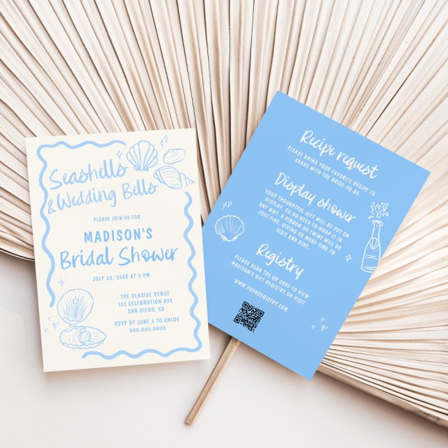 Invitación Ducha nupcial de castillos y Bodas Bells (Subido por el creador)