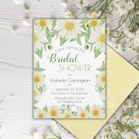 Ducha Nupcial de Escritura de Margaritas Florales