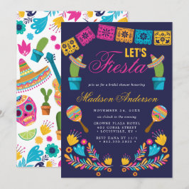 Invitación Ducha nupcial de Fiesta Floral Cactus en México