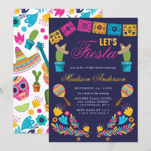Invitación Ducha nupcial de Fiesta Floral Cactus en México