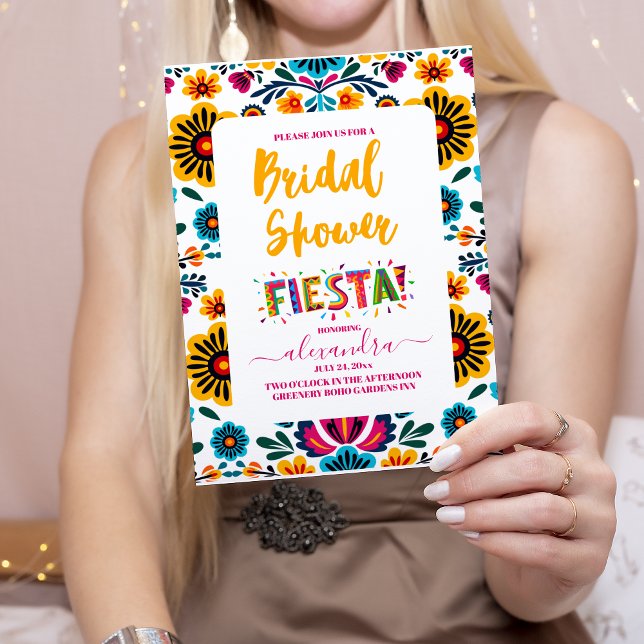 Invitación Ducha nupcial de Fiesta Mexicana (Subido por el creador)