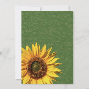 Invitación Ducha nupcial de girasol de verano