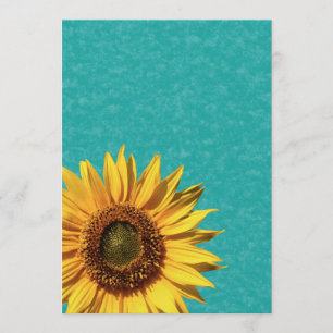 Invitación Ducha nupcial de girasol de verano