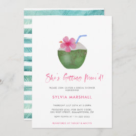 Invitación Ducha nupcial de la boda de destino Maui-d-Hawaii