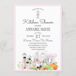 Invitación Ducha nupcial de la cocina