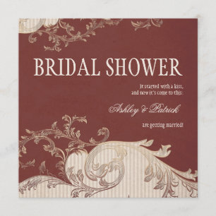 Invitación Ducha nupcial de la época de la belleza