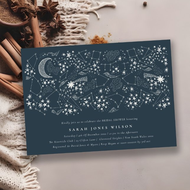 Invitación Ducha nupcial de la luna de la noche de estreno de (Subido por el creador)