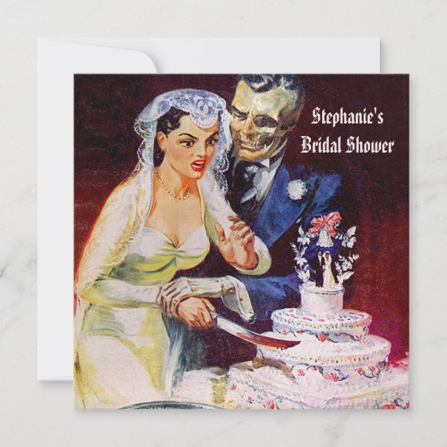Invitación Ducha nupcial de la novia y de la condenación del (Anverso)