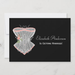 Invitación Ducha nupcial de la ropa interior personal del