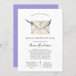 Invitación Ducha nupcial de larga distancia por correo