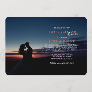 Invitación Ducha nupcial de luna de miel