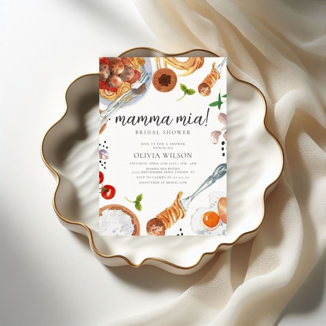 Invitación Ducha nupcial de Mamma Mia (Subido por el creador)