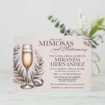 Ducha nupcial de Mimosas y Matrimonio