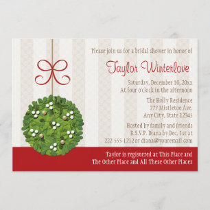 Invitación Ducha nupcial de mosca besa