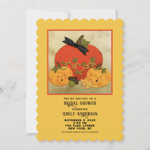 Invitación Ducha nupcial de otoño
