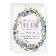 Ducha nupcial de plumas y flores