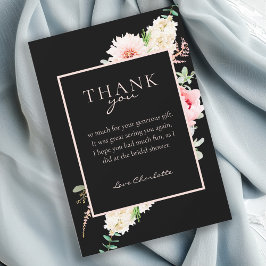 Invitación Ducha nupcial de primavera botánica "¡Gracias!"