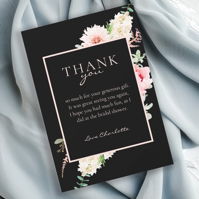 Invitación Ducha nupcial de primavera botánica "¡Gracias!" (Subido por el creador)