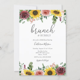 Invitación Ducha nupcial de Rosa y brunch