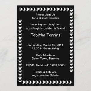 Invitación Ducha nupcial de TABITHA TORRINS