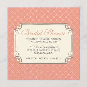 Invitación Ducha nupcial de {trellis}