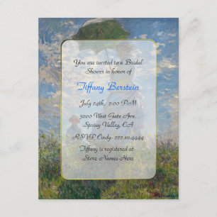 Invitación Ducha nupcial del Bello Artes de Monet