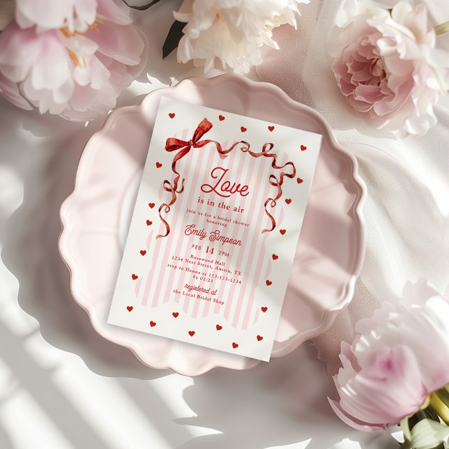 Invitación Ducha Nupcial del Día de San Valentín con Arco de  (Subido por el creador)