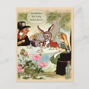 Invitación Ducha nupcial del Fiesta de té de Mad Hatter
