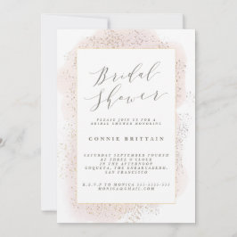 INVITACIÓN DUCHA NUPCIAL DEL TACTO DE RUBOR