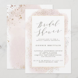 INVITACIÓN DUCHA NUPCIAL DEL TACTO DE RUBOR
