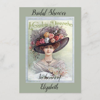 Invitación Ducha nupcial del Victorian