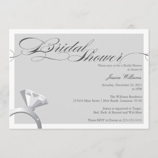 Invitación Ducha nupcial elegante