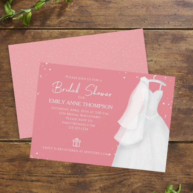 Invitación Ducha nupcial elegante Boda de novia traje de époc (Subido por el creador)
